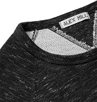 Alex Mill - Mélange Loopback Cotton-Jersey Sweatshirt - Black