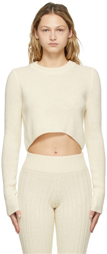 Photo: determ Off-White Cropped Sweater