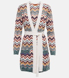 Missoni - Belted wool-blend cardigan