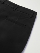 SAINT LAURENT - Slim-Fit Faille Trousers - Black