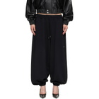 LU'U DAN Black Baggy Bontan Sweatpants