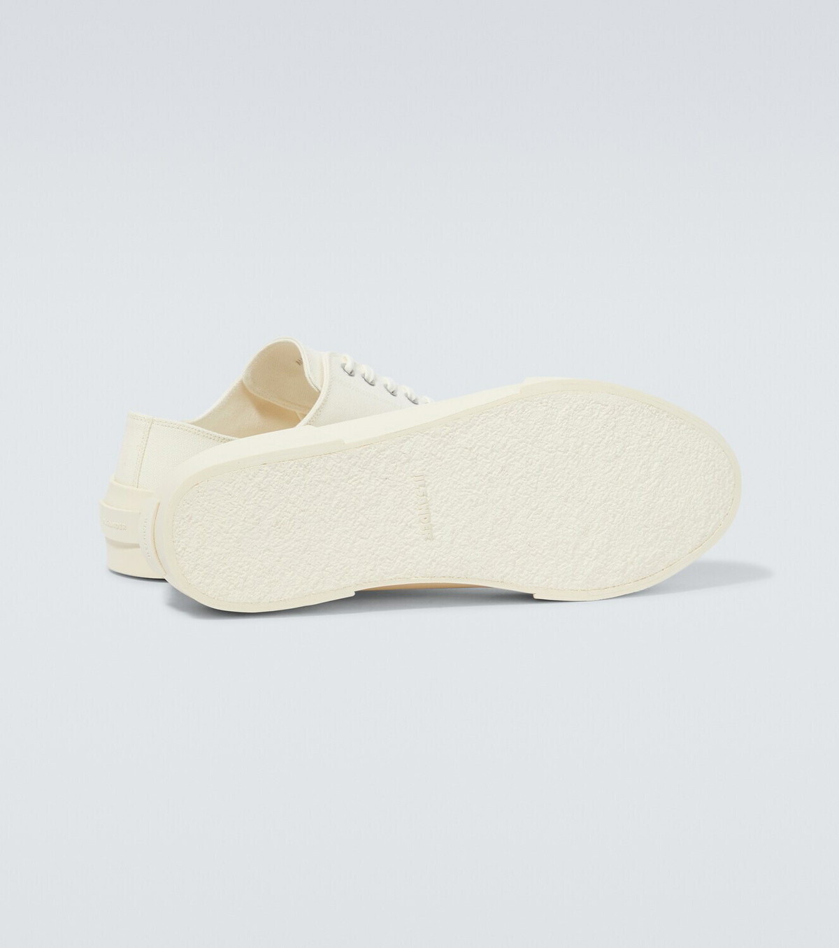 Jil Sander Cotton canvas sneakers