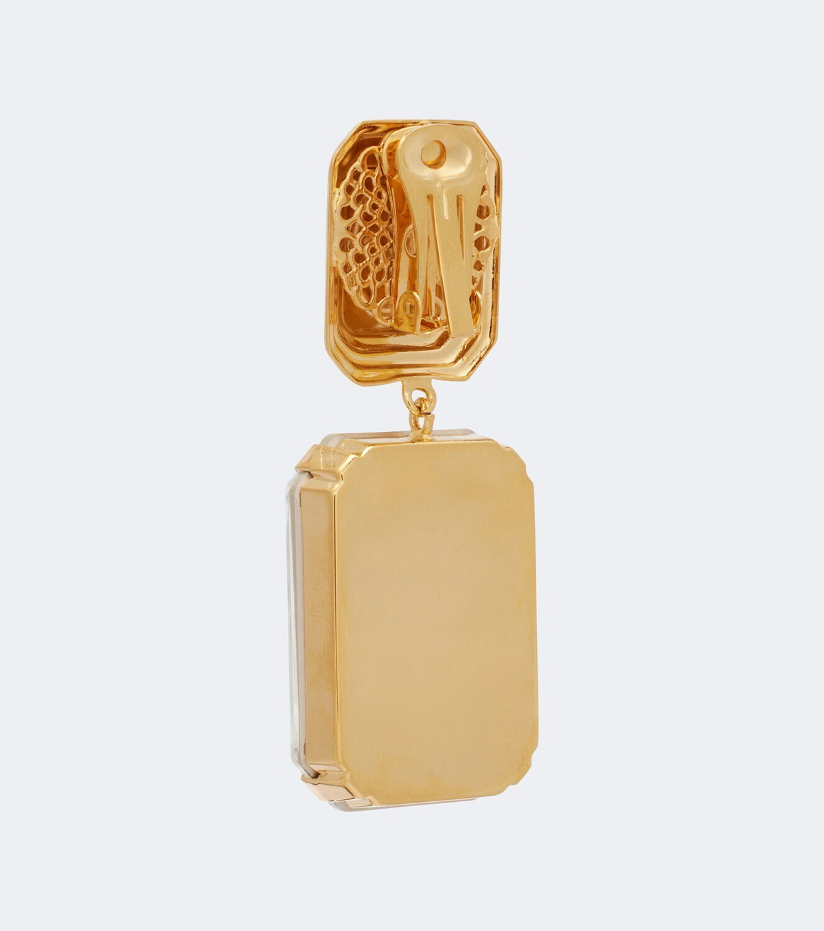 Alessandra Rich Crystal-embellished clip-on earrings