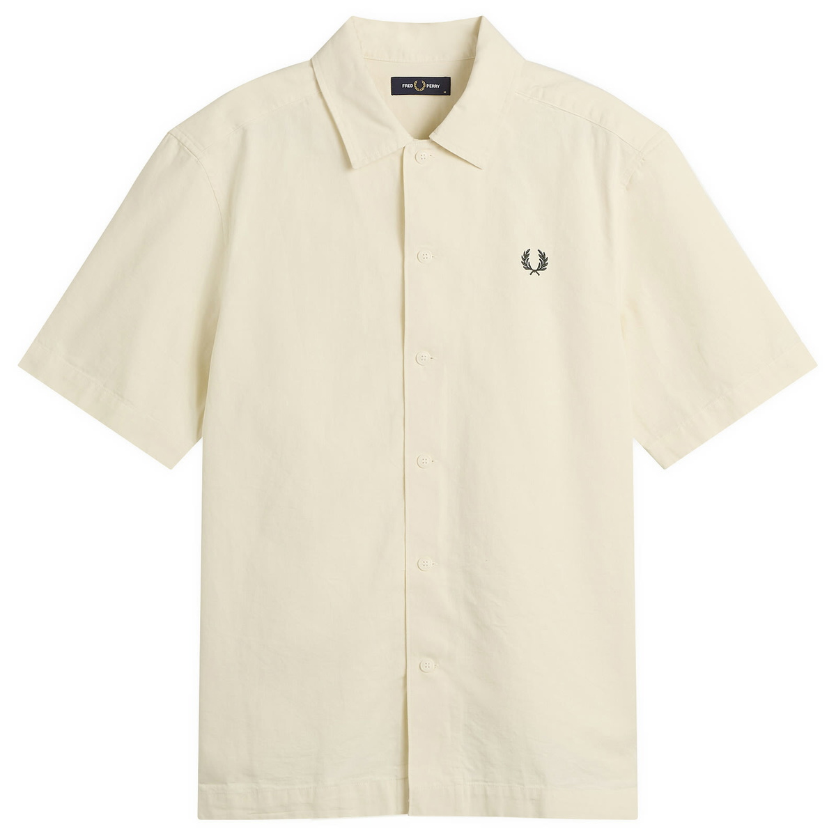 Fred Perry Men's Logo Shirt in Ecru