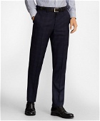 Brooks Brothers Men's Milano Fit Plaid 1818 Suit | Navy
