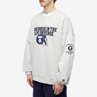 Men's AAPE College Devil Crew Sweat in Heather White