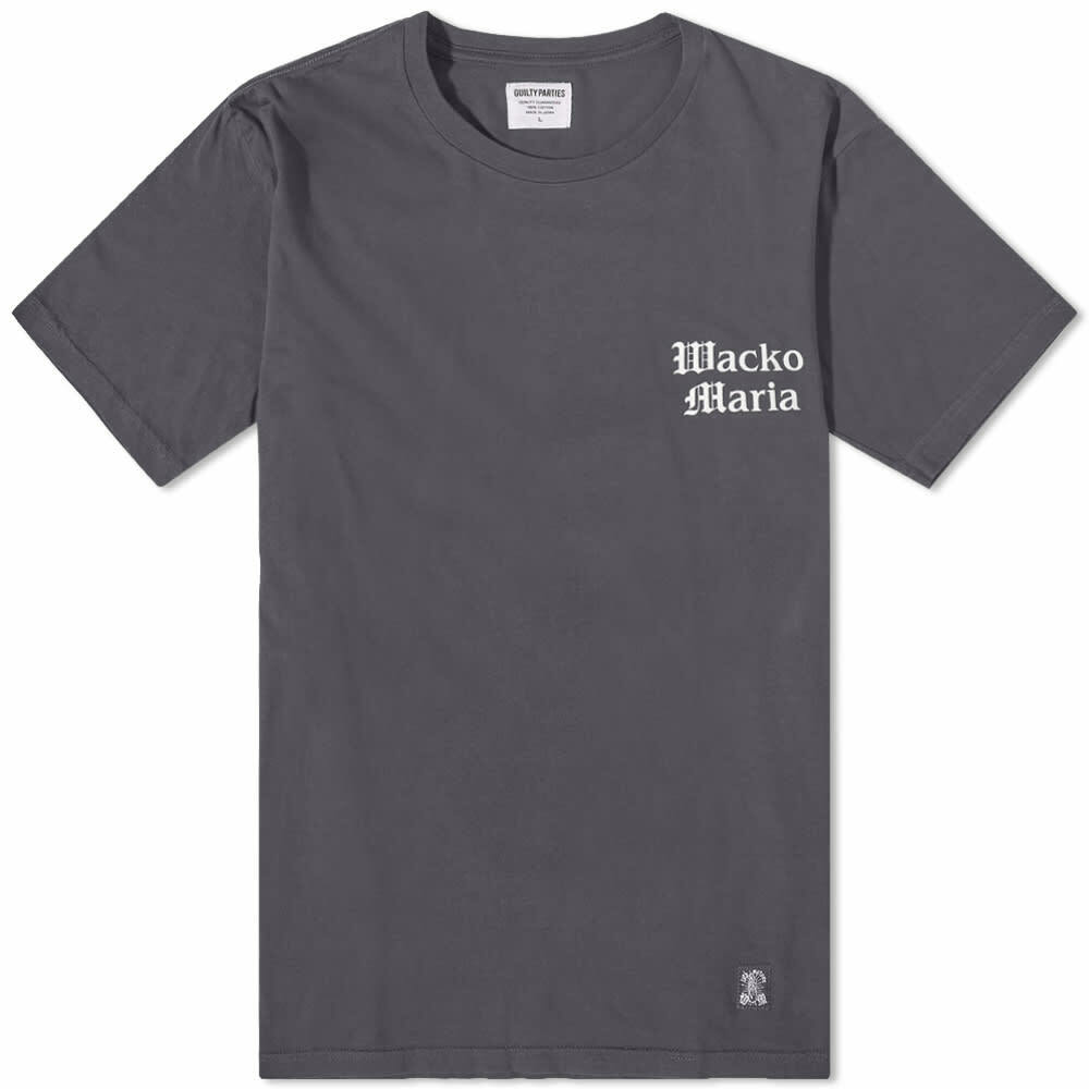 Wacko Maria x Time Lehi Standard Crew T-Shirt in Black Wacko Maria