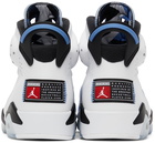 Nike Jordan Blue & White Air Jordan 6 Retro High Sneakers