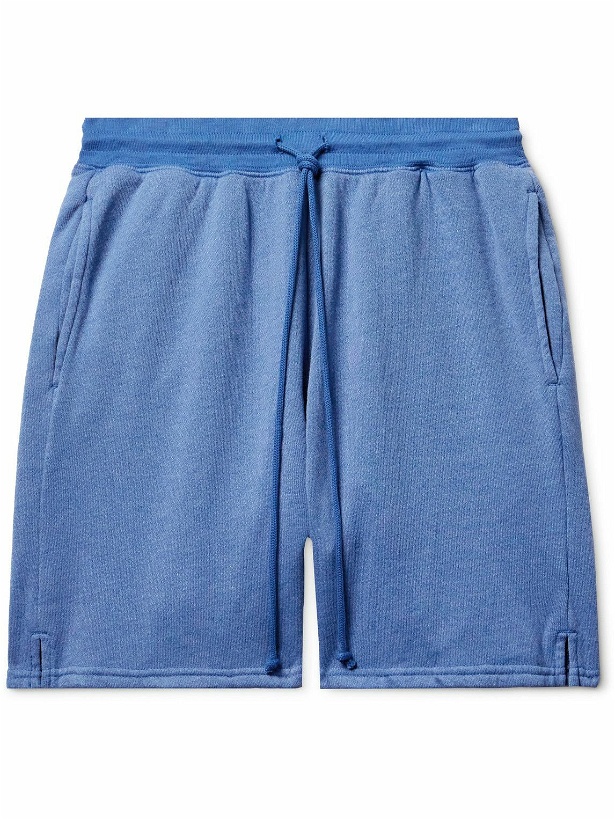Photo: John Elliott - Cotton-Blend Jersey Shorts - Blue
