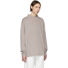 Maison Margiela Beige Mock Neck Sweatshirt