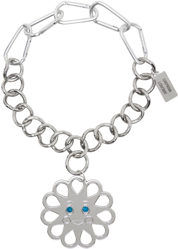 Photo: Chopova Lowena Silver Curb Chain Necklace