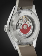 Oris - ProPilot Date Automatic 41mm Stainless Steel and Leather Watch, Ref. No.01 733 7805 4163-07 6 20 15LC