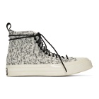 Converse White and Black Boucle Chuck 70 High Sneakers