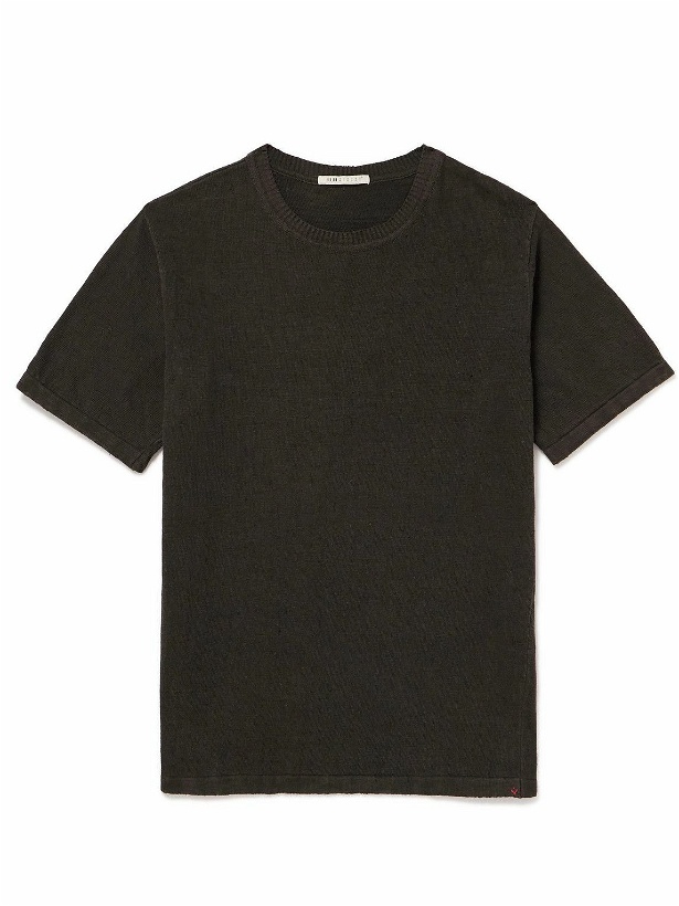 Photo: 11.11/eleven eleven - Organic Cotton-Jersey T-Shirt - Brown