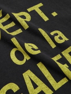 Gallery Dept. - French Logo-Print Cotton-Jersey T-Shirt - Black