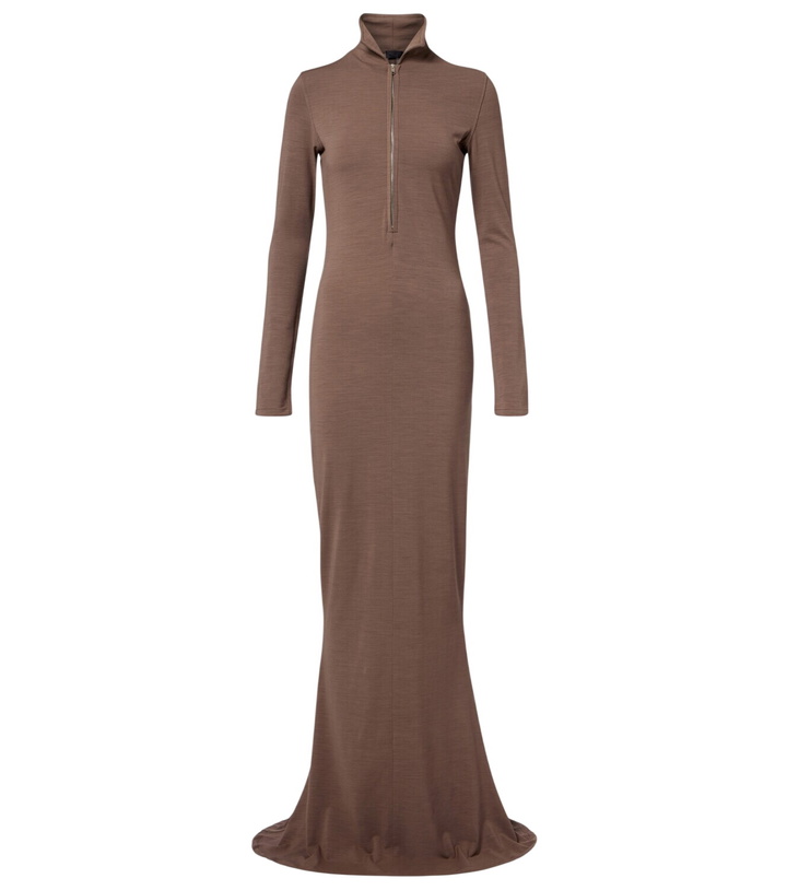 Photo: Mugler Jersey gown