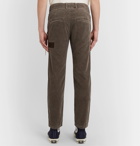 Remi Relief - Patchwork Cotton-Blend Corduroy Trousers - Brown