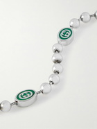 GUCCI - Sterling Silver and Enamel Bracelet - Silver