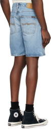 Nudie Jeans Blue Seth Denim Shorts