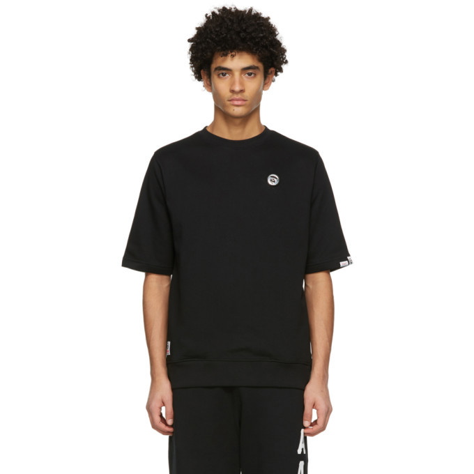 Photo: AAPE by A Bathing Ape Black French Terry T-Shirt