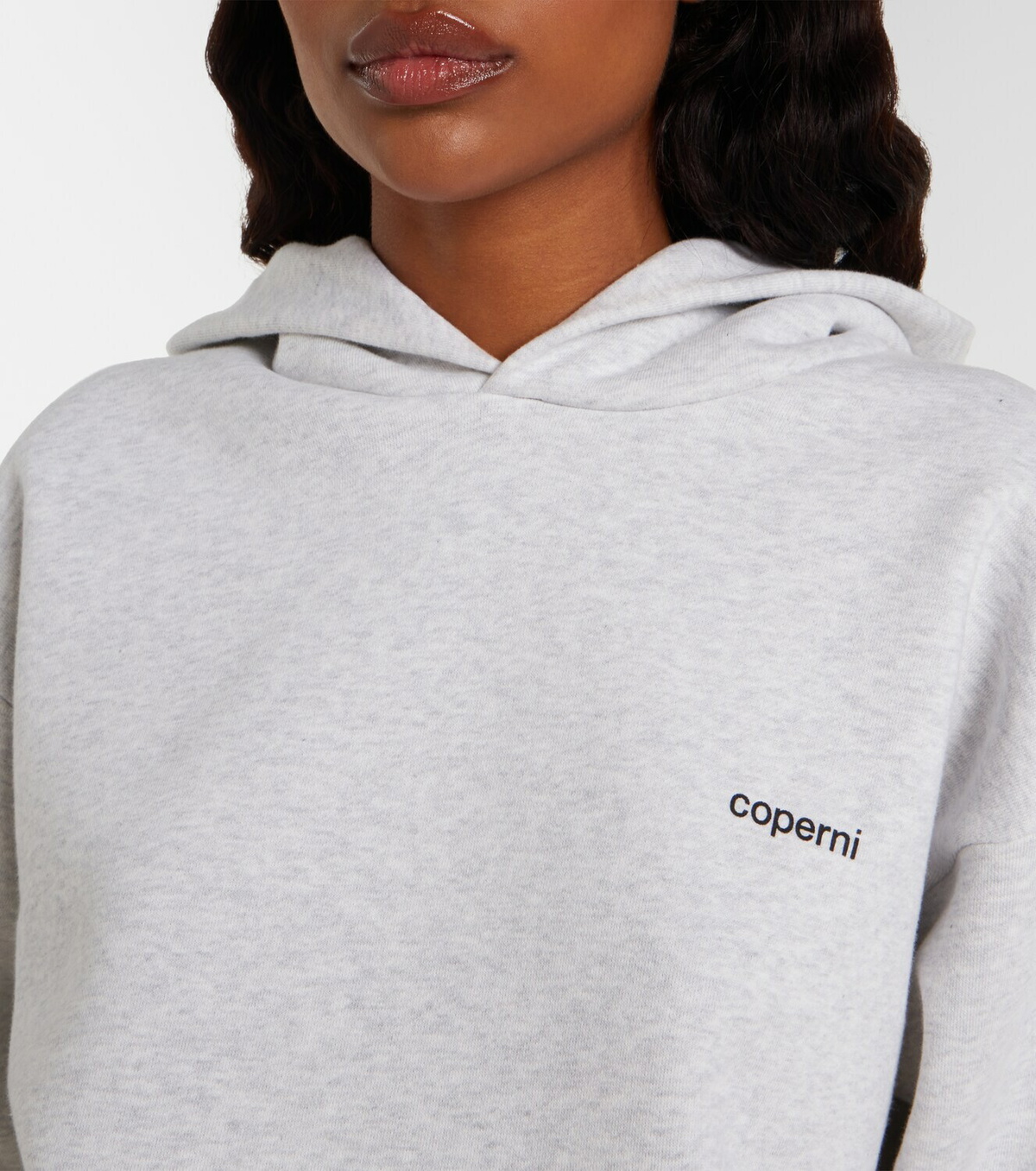 Coperni Logo cotton-blend jersey hoodie