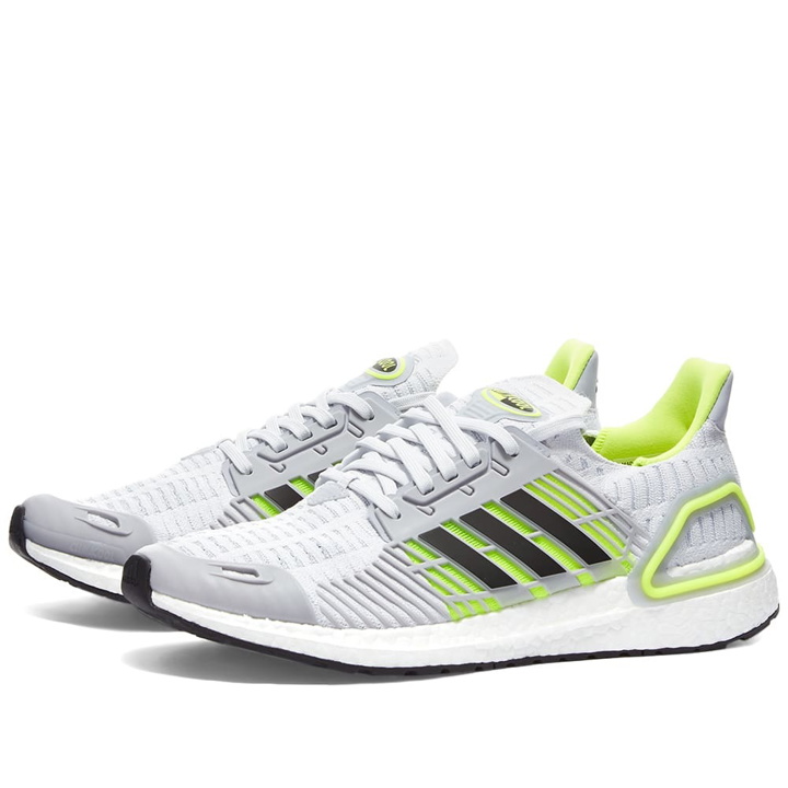 Photo: Adidas Men's Ultraboost CC_1 DNA Sneakers in Grey/Core Black/Yellow