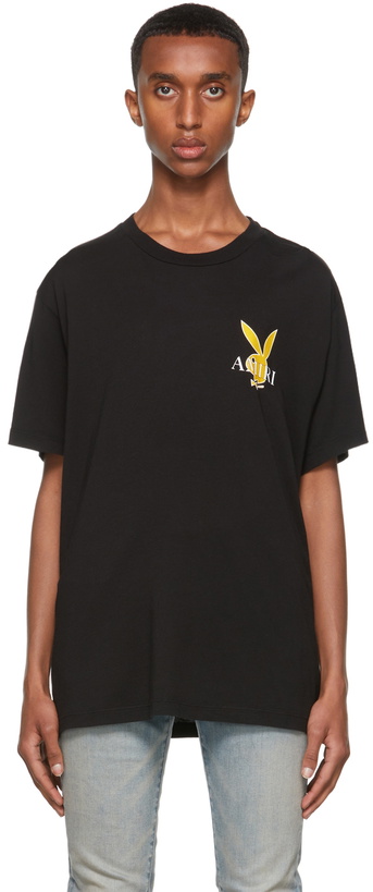 Photo: AMIRI Black Playboy Edition Cover Bunny T-Shirt