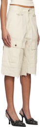 We11done Off-White Military Vintage Shorts