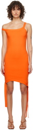 JW Anderson Orange Deconstructed Minidress