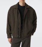 The Row Vana reversible leather blouson jacket