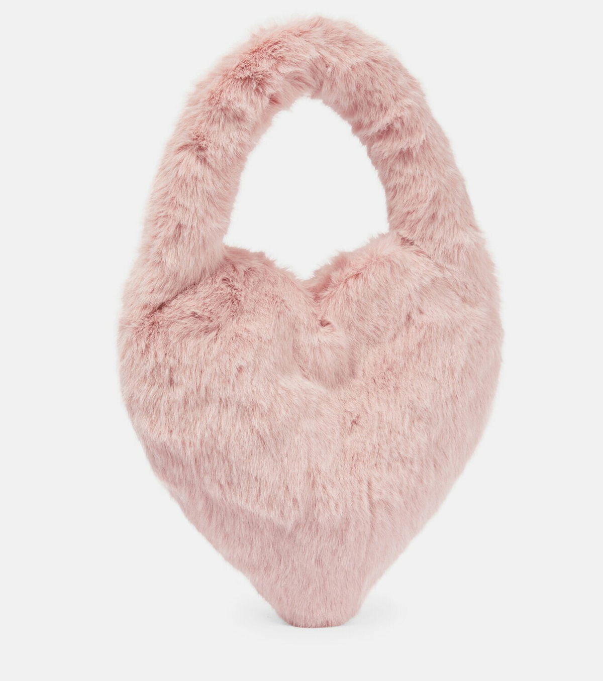 Blumarine Embellished faux fur bag