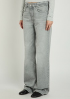 Anine Bing Hugh Wide-leg Jeans Grey