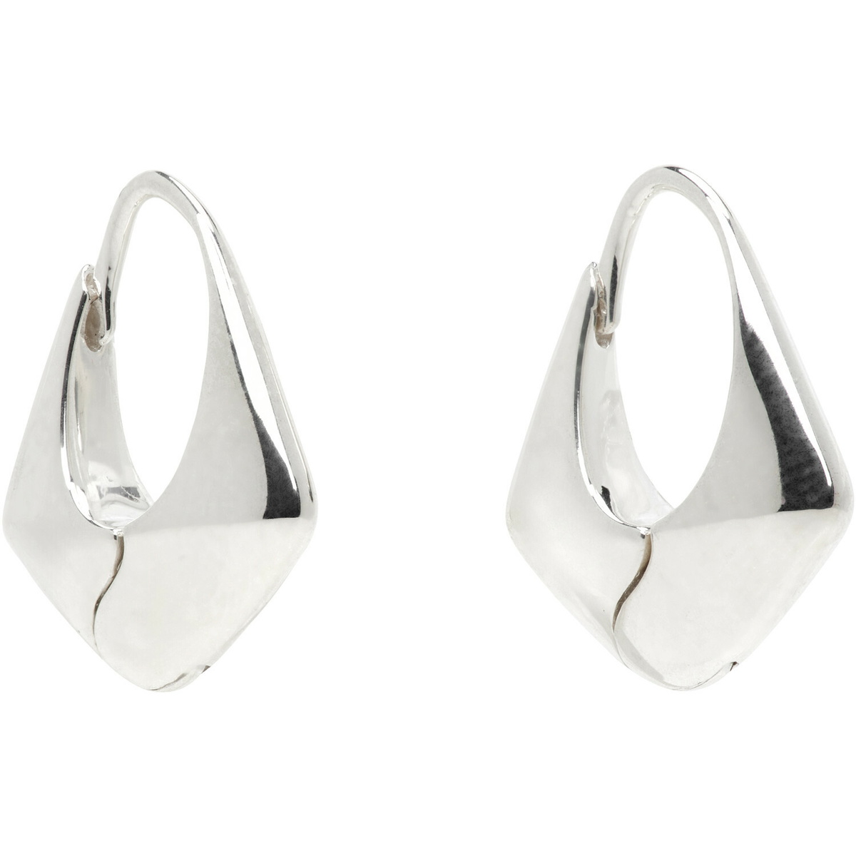Sophie Buhai Small Pyramid Hoop Earrings