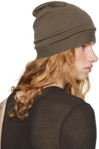Rick Owens Gray Medium Beanie