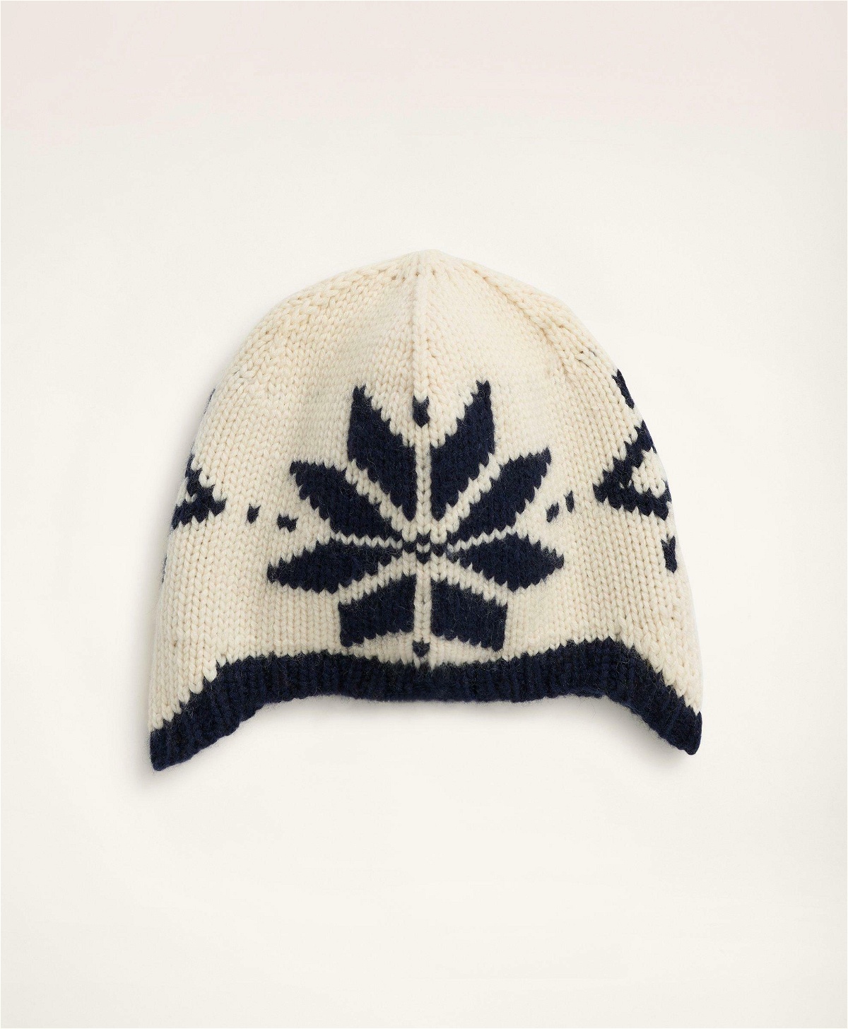 Photo: Brooks Brothers Women's Wool Cashmere Knit Snowflake Hat