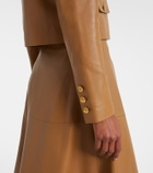 Altuzarra Astley cropped leather jacket