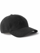 A.P.C. - Logo-Embroidered Washed-Denim Baseball Cap - Black
