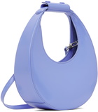 Staud Blue Mini Moon Bag