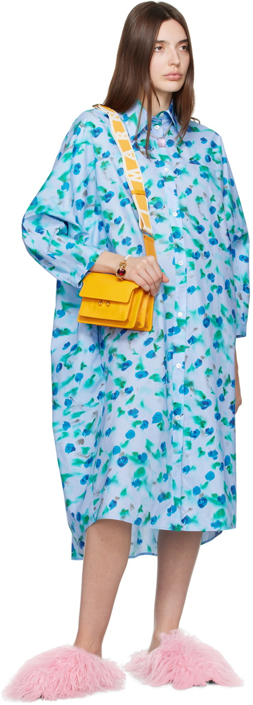 Marni Orange Paper Shoulder Bag