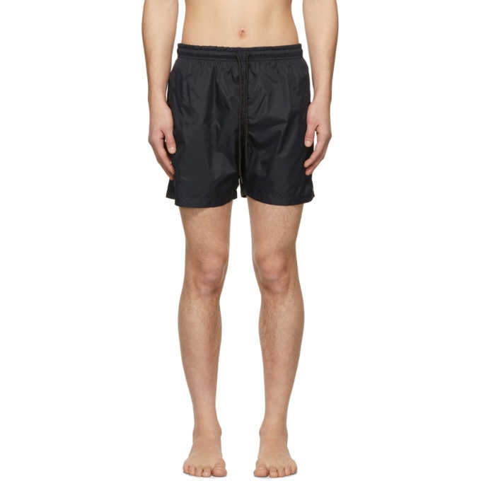 Photo: Solid and Striped Black Classic Swim Shorts