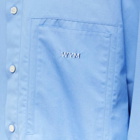 Wooyoungmi Men's Back Logo Shirt in Blue