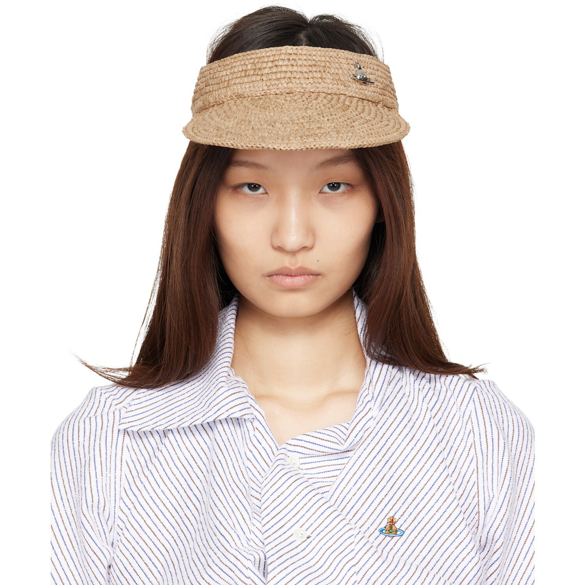 Vivienne Westwood Orb raffia bucket hat Vivienne Westwood