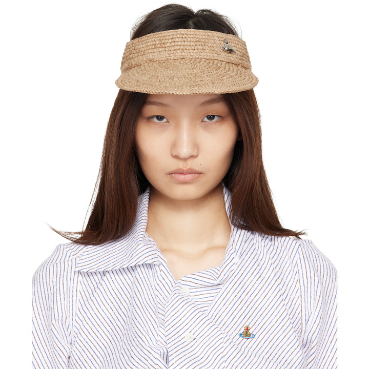 Photo: Vivienne Westwood Beige Raffia Visor