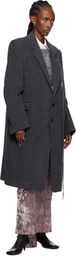 Ann Demeulemeester Gray Viv High Comfort Tailored Coat