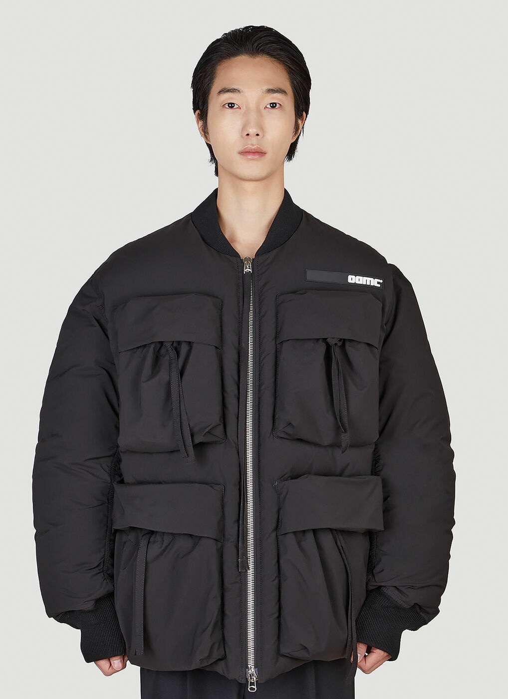 Compound Puffer Jacket in Black OAMC