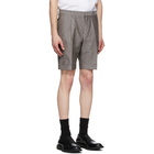 Z Zegna Grey Linen Summer Shorts