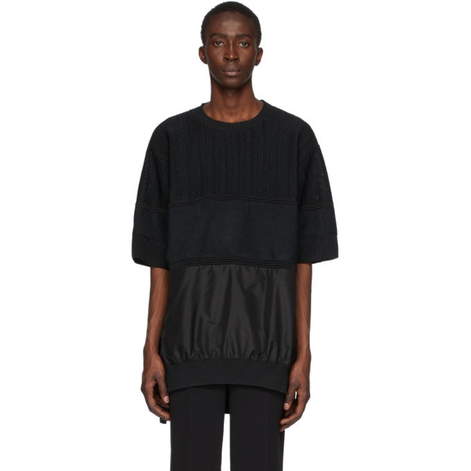 Photo: Undercover Black Long Panel Sweater