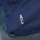 Ally Capellino Frank Waxed Cotton Rucksack in Navy