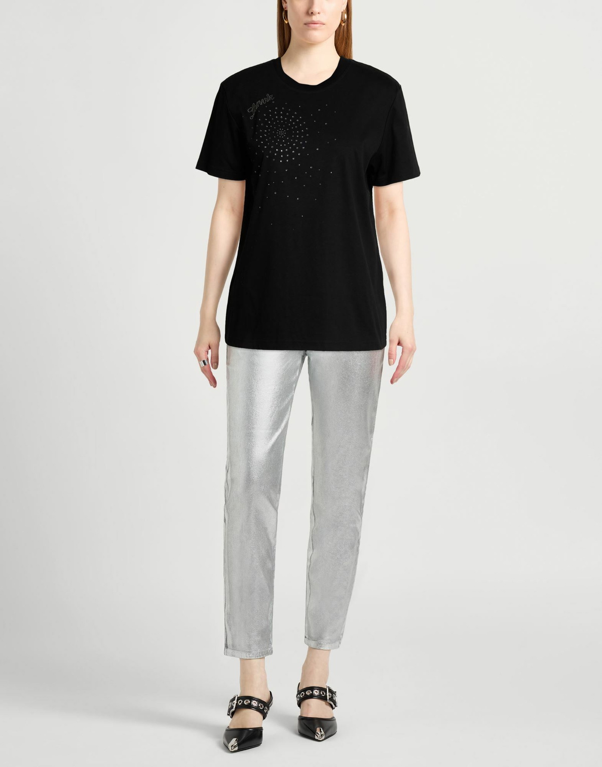 Lanvin Womens T-shirt in Black