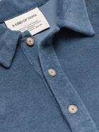 A Kind Of Guise - Organic Cotton-Terry Polo Shirt - Blue